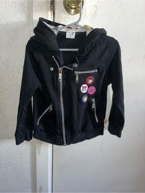 Harajuku Mini Target Full Zip Moto Hoodie Jacket 20th Anniversary